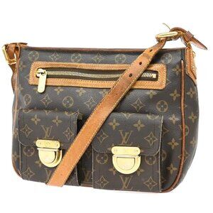 LOUIS VUITTON Hudson GM Shoulder Bag Monogram Leather BN France M40045 86KB128